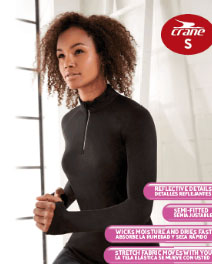 ladies quarter zip fitness pullover